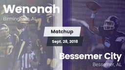 Matchup: Wenonah vs. Bessemer City  2018