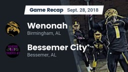 Recap: Wenonah  vs. Bessemer City  2018