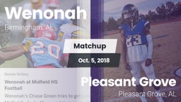 Matchup: Wenonah vs. Pleasant Grove  2018