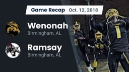 Recap: Wenonah  vs. Ramsay  2018