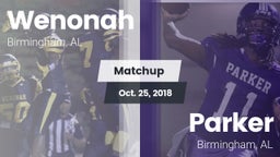Matchup: Wenonah vs. Parker  2018