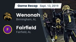 Recap: Wenonah  vs. Fairfield  2019