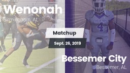 Matchup: Wenonah vs. Bessemer City  2019