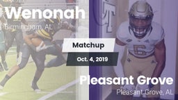 Matchup: Wenonah vs. Pleasant Grove  2019
