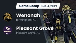 Recap: Wenonah  vs. Pleasant Grove  2019