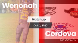 Matchup: Wenonah vs. Cordova  2020