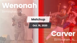 Matchup: Wenonah vs. Carver  2020