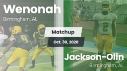 Matchup: Wenonah vs. Jackson-Olin  2020