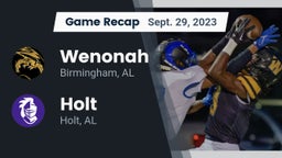 Recap: Wenonah  vs. Holt  2023