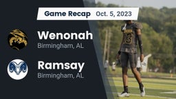 Recap: Wenonah  vs. Ramsay  2023