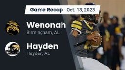Recap: Wenonah  vs. Hayden  2023