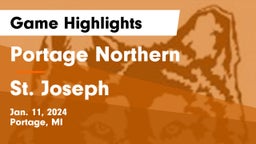 Portage Northern  vs St. Joseph  Game Highlights - Jan. 11, 2024