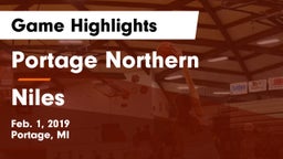 Portage Northern  vs Niles  Game Highlights - Feb. 1, 2019