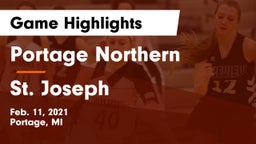 Portage Northern  vs St. Joseph  Game Highlights - Feb. 11, 2021