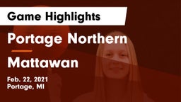 Portage Northern  vs Mattawan  Game Highlights - Feb. 22, 2021