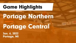 Portage Northern  vs Portage Central  Game Highlights - Jan. 6, 2022