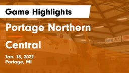 Portage Northern  vs Central Game Highlights - Jan. 18, 2022
