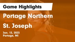 Portage Northern  vs St. Joseph  Game Highlights - Jan. 13, 2023