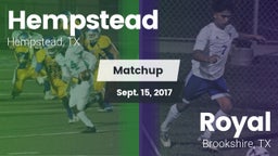 Matchup: Hempstead vs. Royal  2017