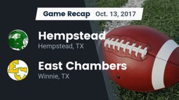 Recap: Hempstead  vs. East Chambers  2017