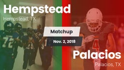 Matchup: Hempstead vs. Palacios  2018