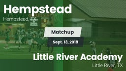 Matchup: Hempstead vs. Little River Academy  2019