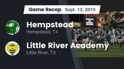 Recap: Hempstead  vs. Little River Academy  2019