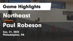 Northeast  vs Paul Robeson Game Highlights - Jan. 21, 2022
