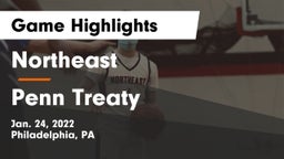 Northeast  vs Penn Treaty Game Highlights - Jan. 24, 2022