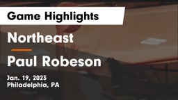 Northeast  vs Paul Robeson  Game Highlights - Jan. 19, 2023