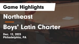 Northeast  vs Boys' Latin Charter  Game Highlights - Dec. 12, 2023
