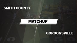 Matchup: Smith County vs. Gordonsville  2016
