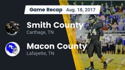 Recap: Smith County  vs. Macon County  2017