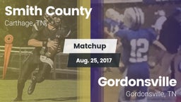 Matchup: Smith County vs. Gordonsville  2017
