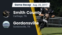 Recap: Smith County  vs. Gordonsville  2017