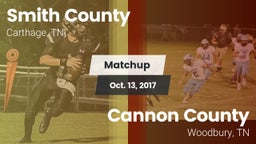 Matchup: Smith County vs. Cannon County  2017
