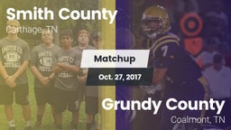 Matchup: Smith County vs. Grundy County  2017