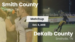 Matchup: Smith County vs. DeKalb County  2018