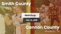 Matchup: Smith County vs. Cannon County  2018
