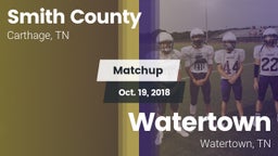 Matchup: Smith County vs. Watertown  2018