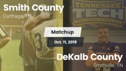 Matchup: Smith County vs. DeKalb County  2019