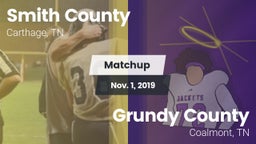 Matchup: Smith County vs. Grundy County  2019