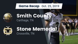 Recap: Smith County  vs. Stone Memorial  2019