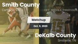 Matchup: Smith County vs. DeKalb County  2020