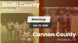 Matchup: Smith County vs. Cannon County  2020