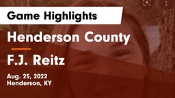Henderson County  vs F.J. Reitz  Game Highlights - Aug. 25, 2022