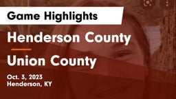 Henderson County  vs Union County Game Highlights - Oct. 3, 2023