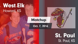 Matchup: West Elk vs. St. Paul  2016