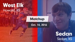Matchup: West Elk vs. Sedan  2016