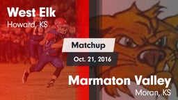 Matchup: West Elk vs. Marmaton Valley  2016